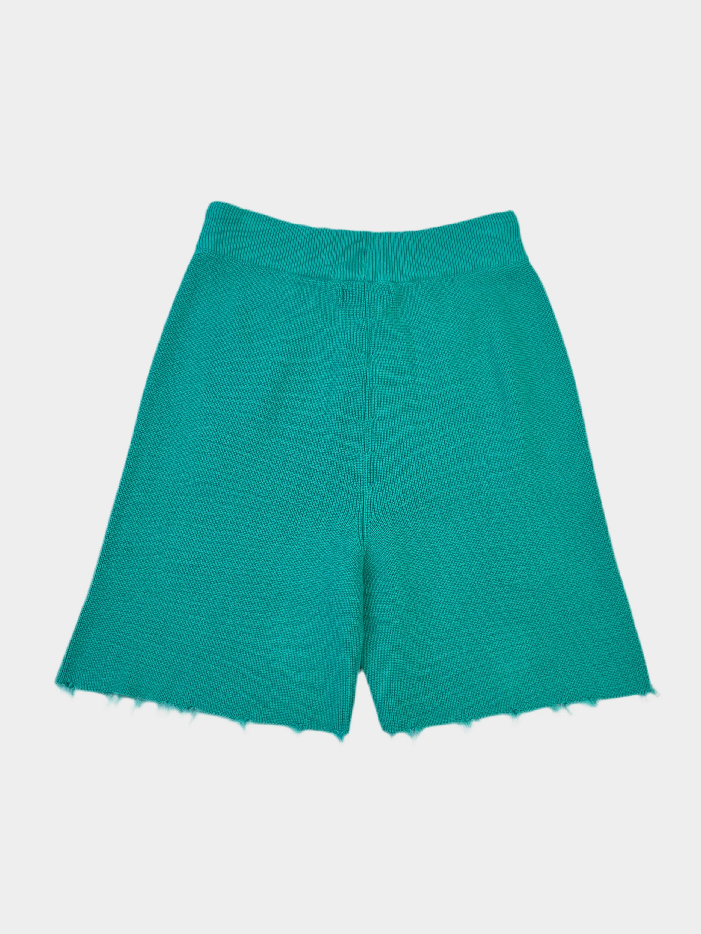 Shorts in Maglia Tinta Unita