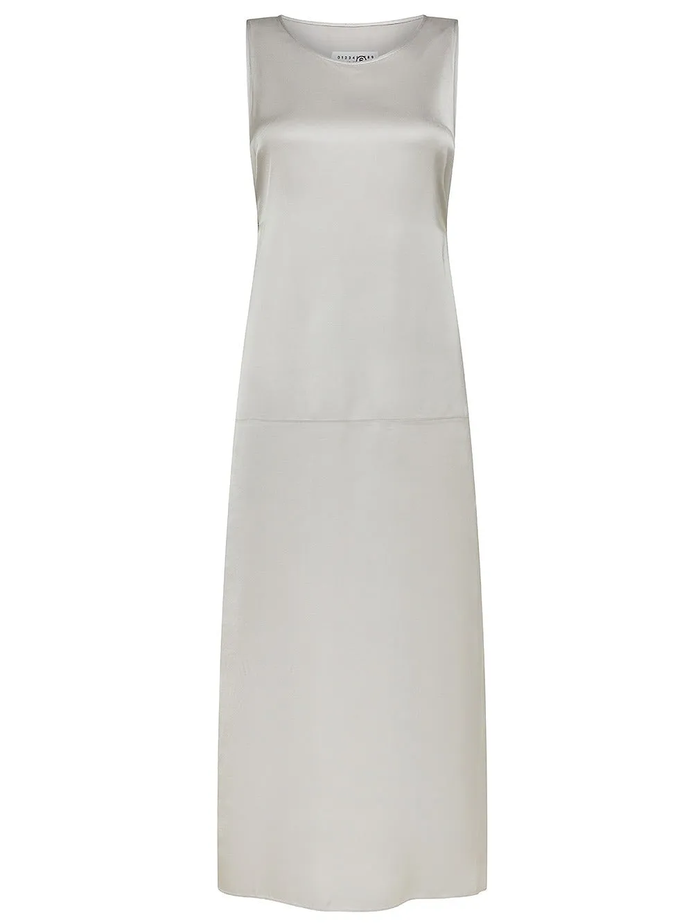 SIGNATURE SINGLE-STITCH LOGO SIDE-SLIT DRESS