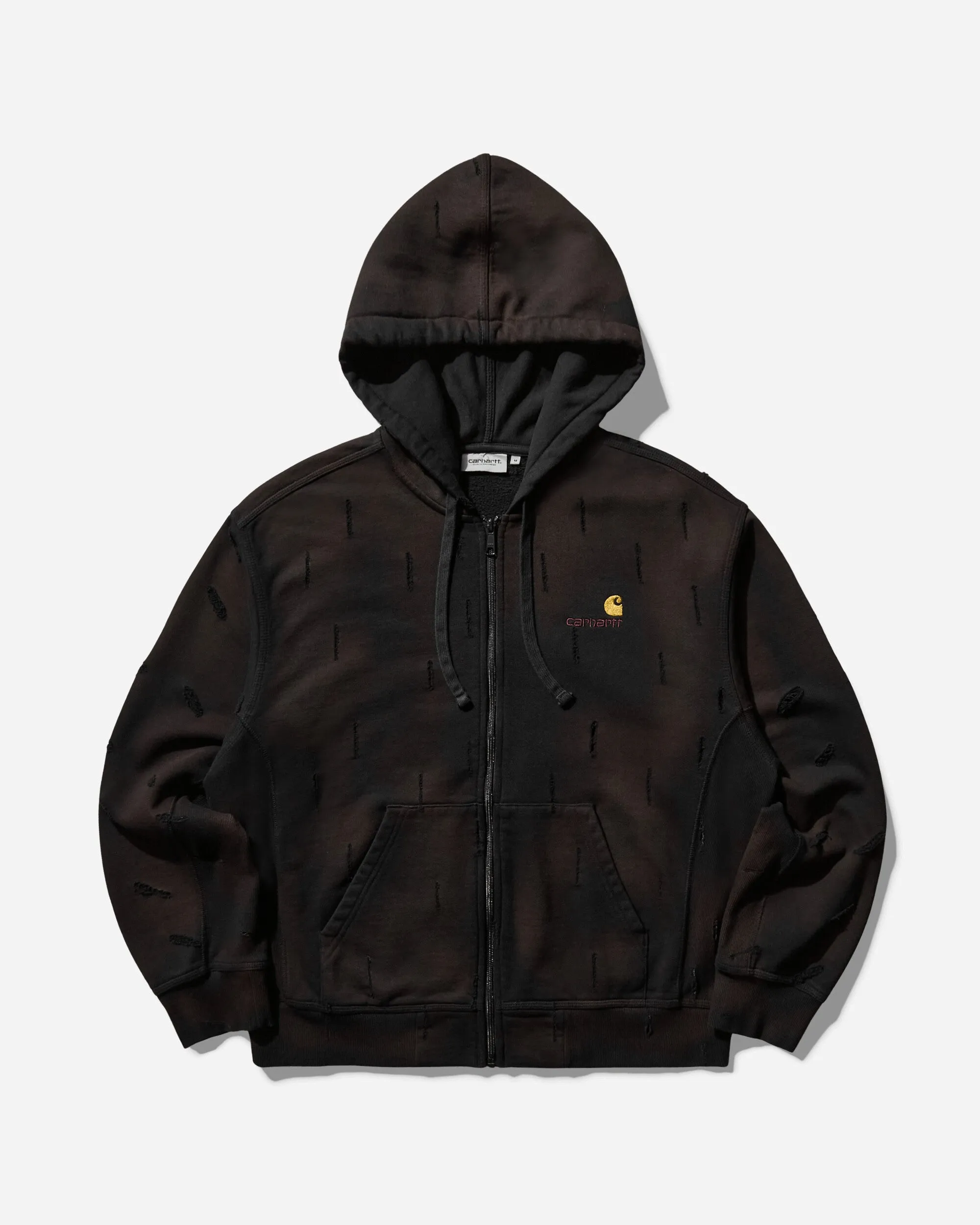 Slam Jam Hooded American Script Jacket Black