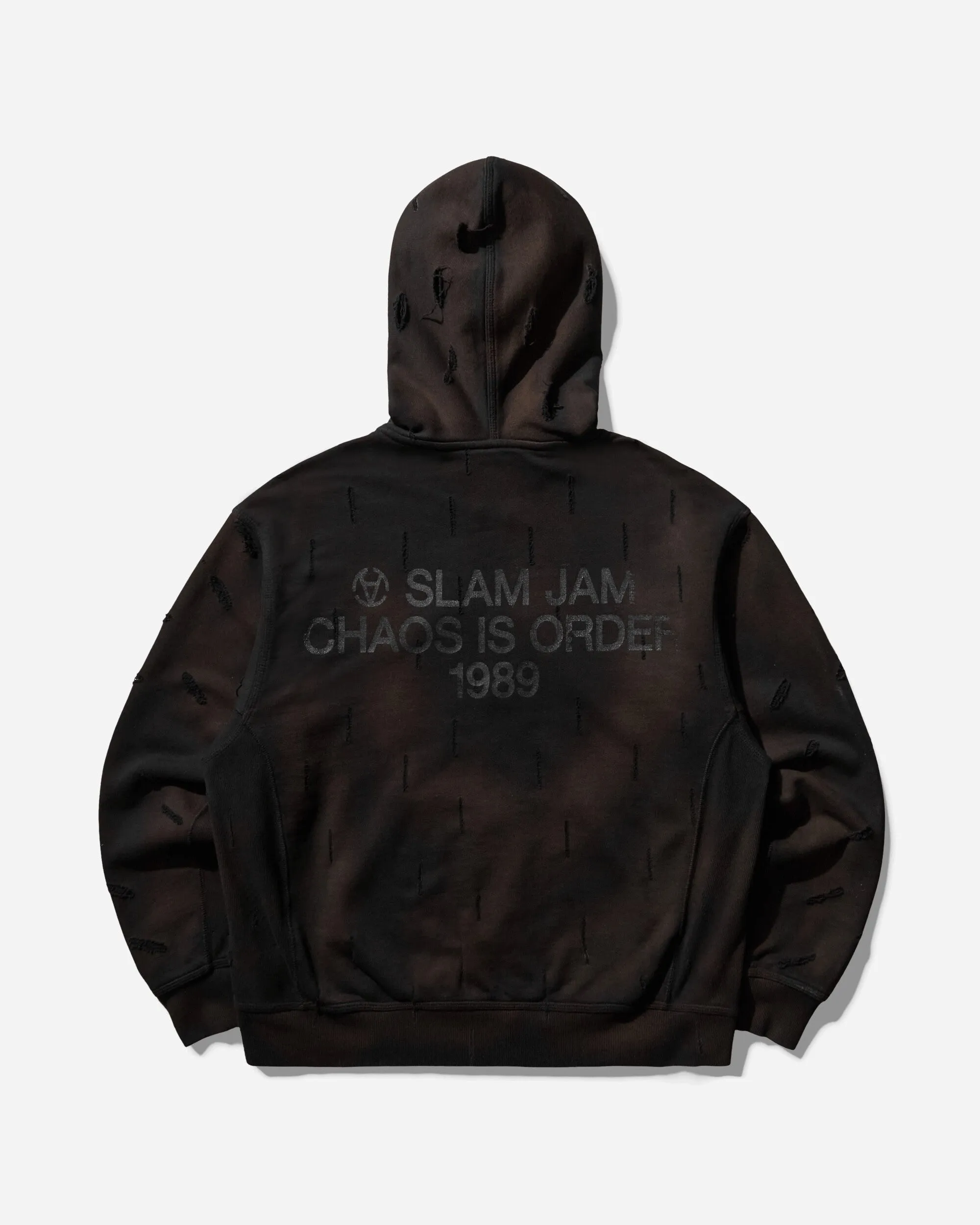 Slam Jam Hooded American Script Jacket Black