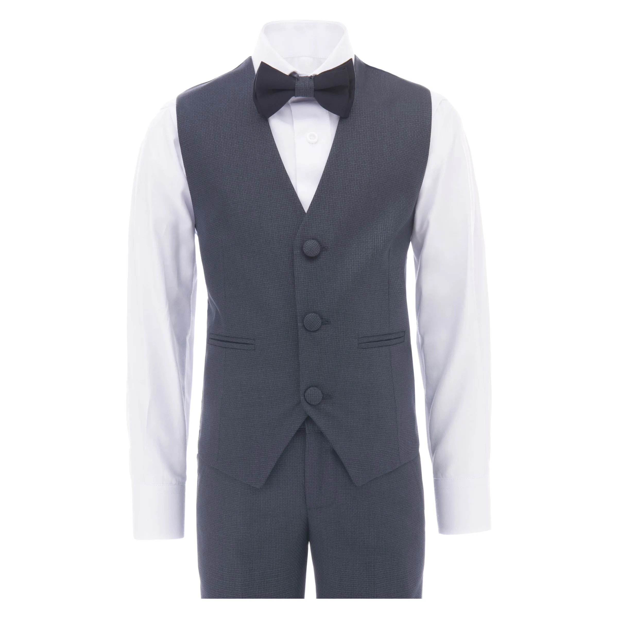 Steel Blue 5pc Peak Lapel Tuxedo