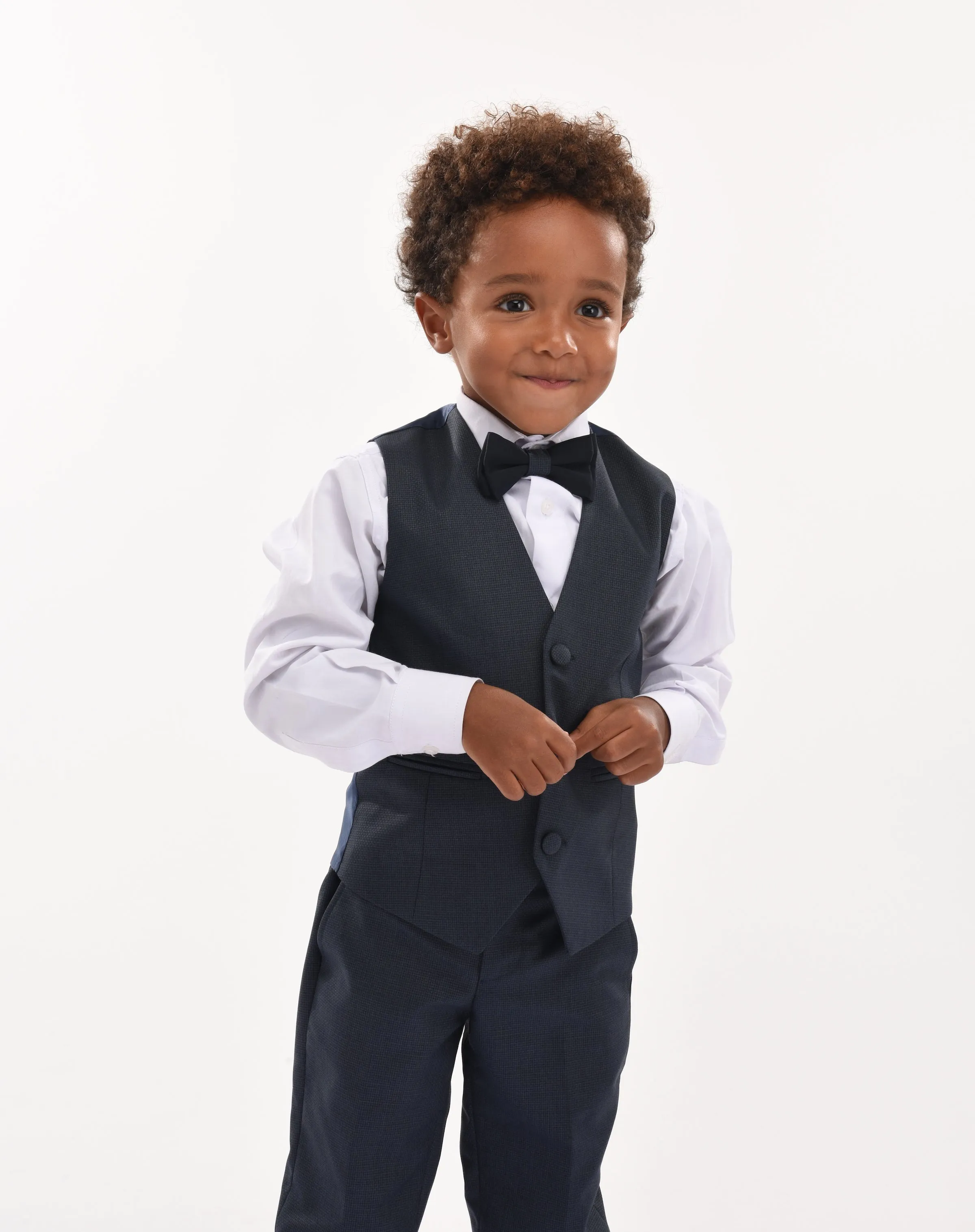 Steel Blue 5pc Peak Lapel Tuxedo