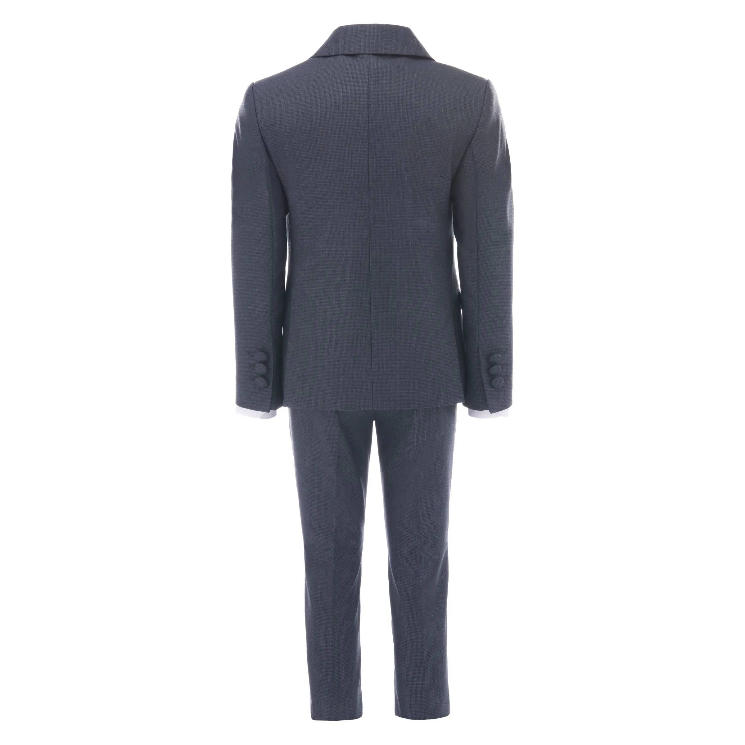 Steel Blue 5pc Peak Lapel Tuxedo