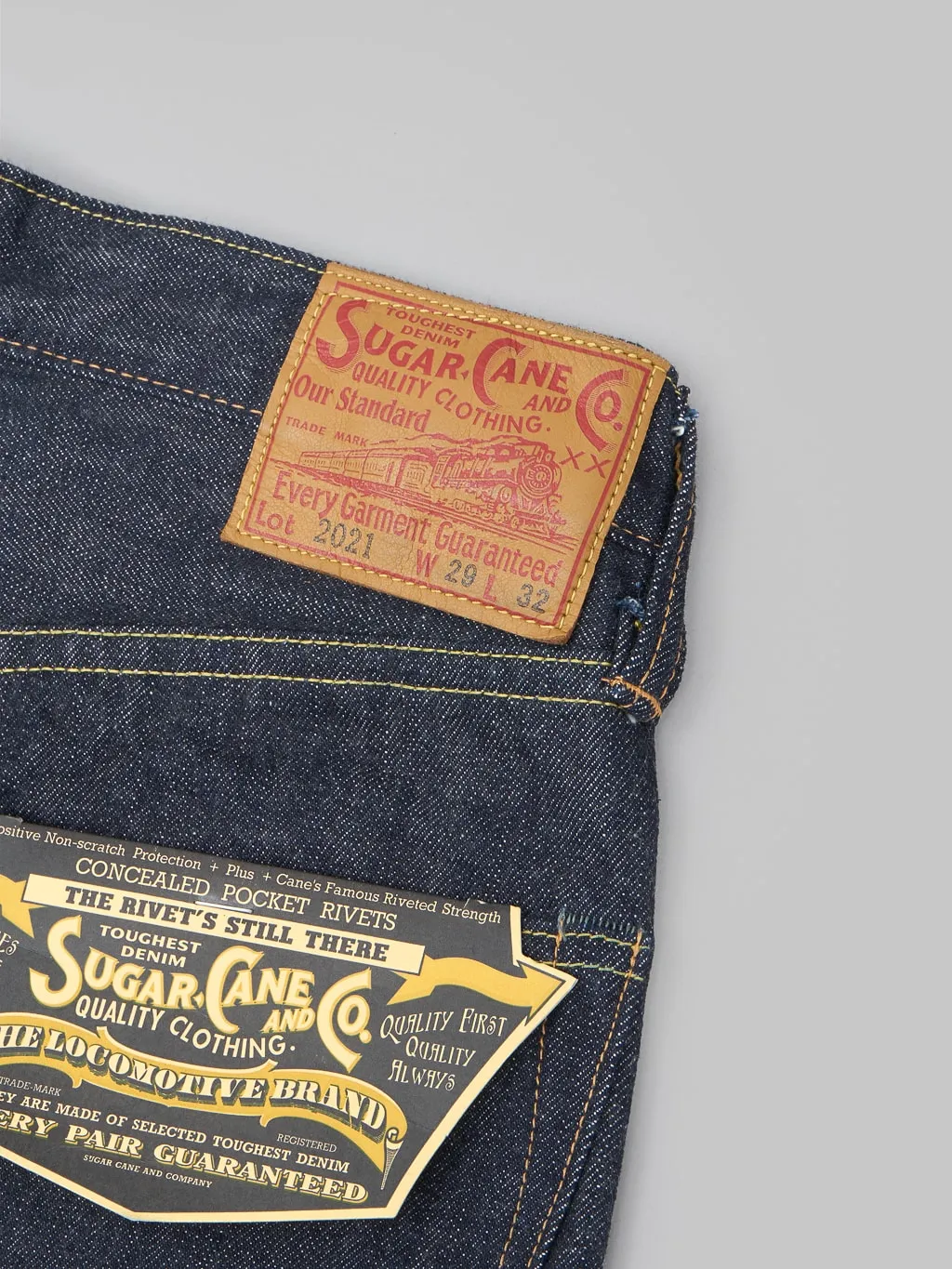 Sugar Cane 2021 Model 14.25oz Slim Tapered Jeans