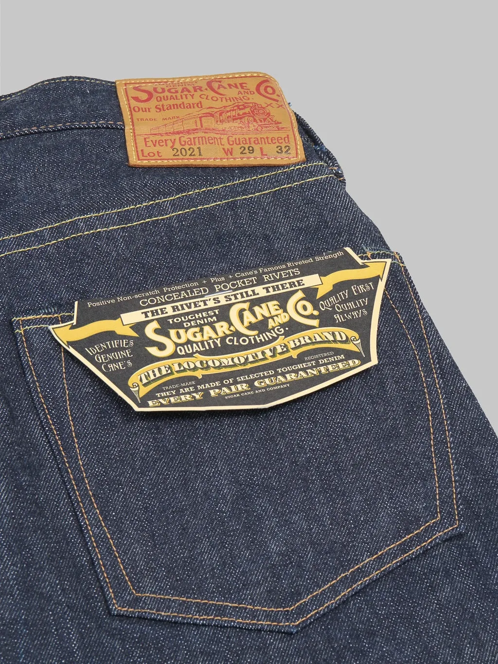 Sugar Cane 2021 Model 14.25oz Slim Tapered Jeans