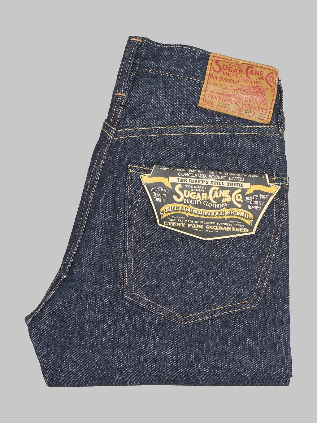 Sugar Cane 2021 Model 14.25oz Slim Tapered Jeans