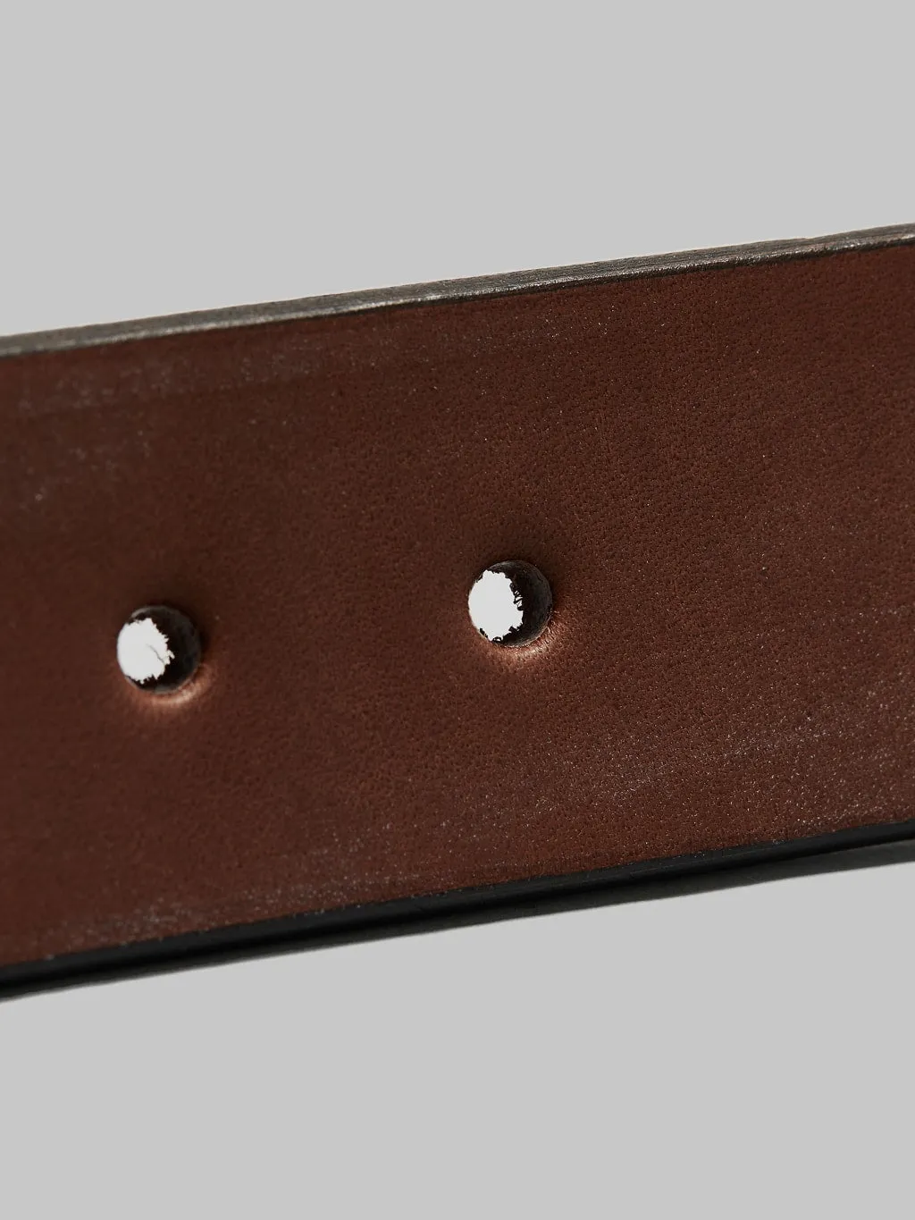 Sugar Cane Cowhide Leather Garrison Belt Brown