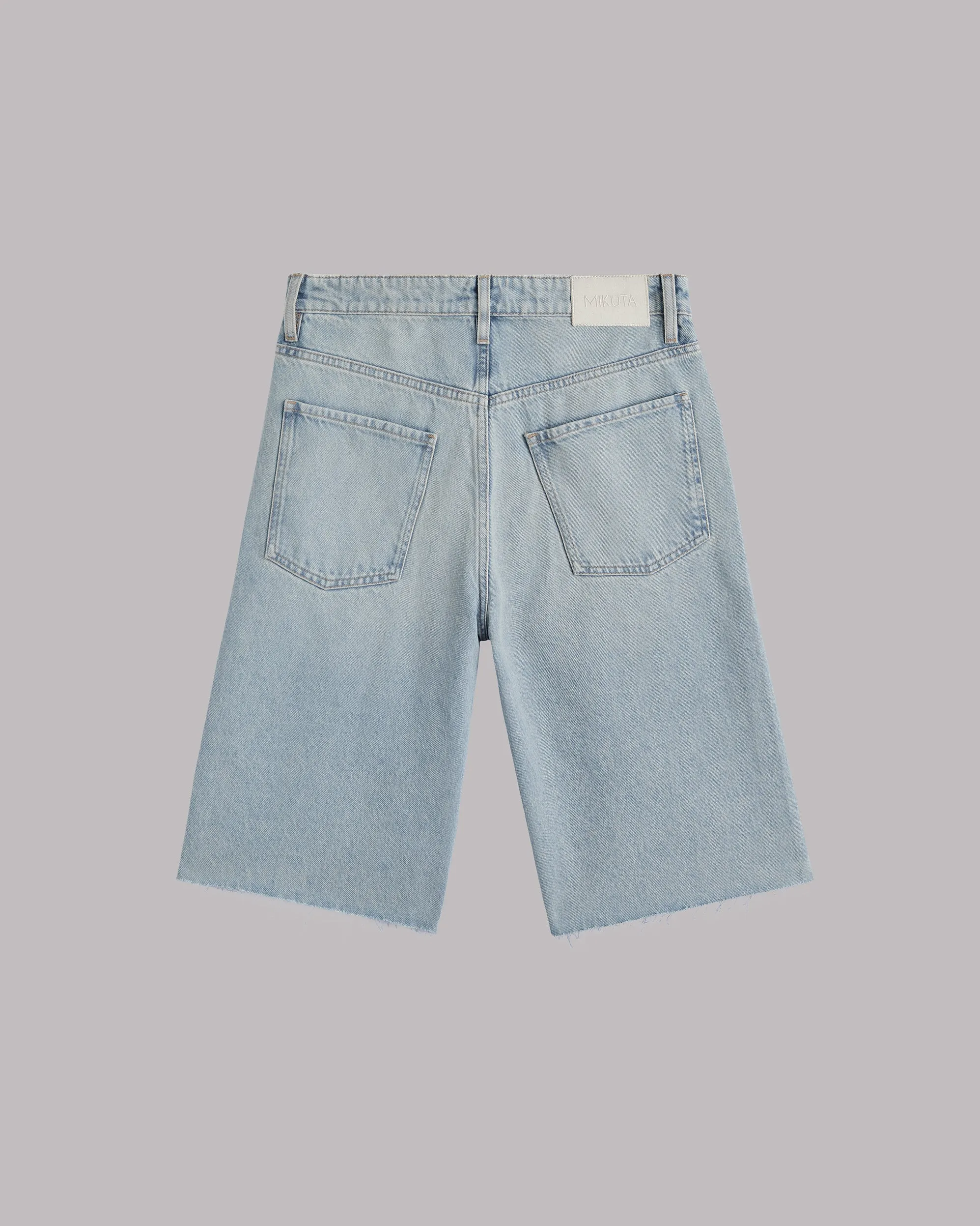 The Blue Denim Bermuda Shorts