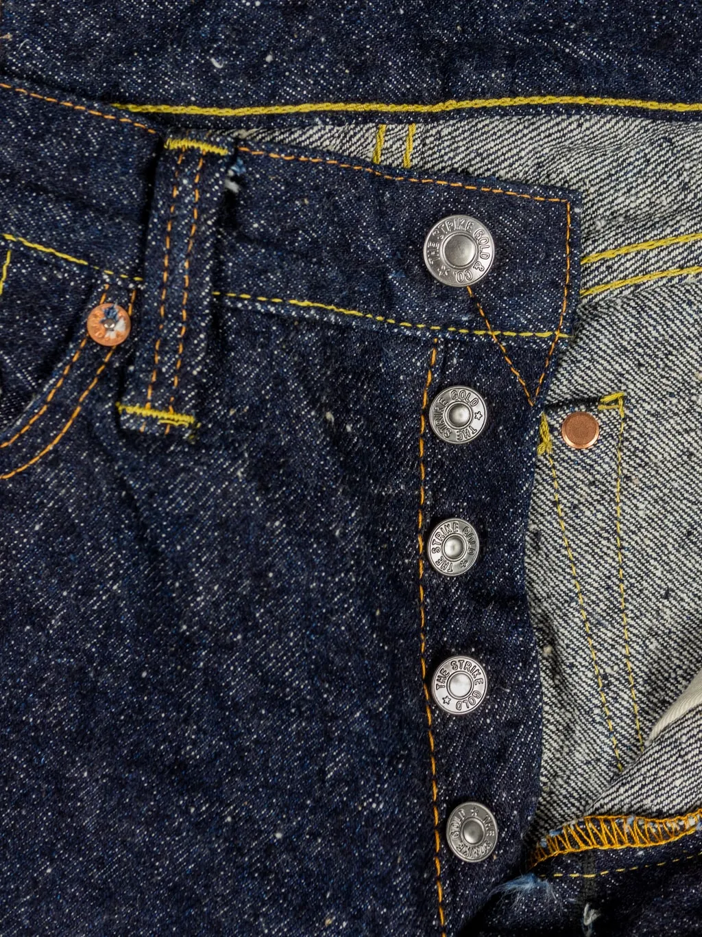 The Strike Gold 0103KE Keep Earth Natural Indigo Regular Straight Jeans