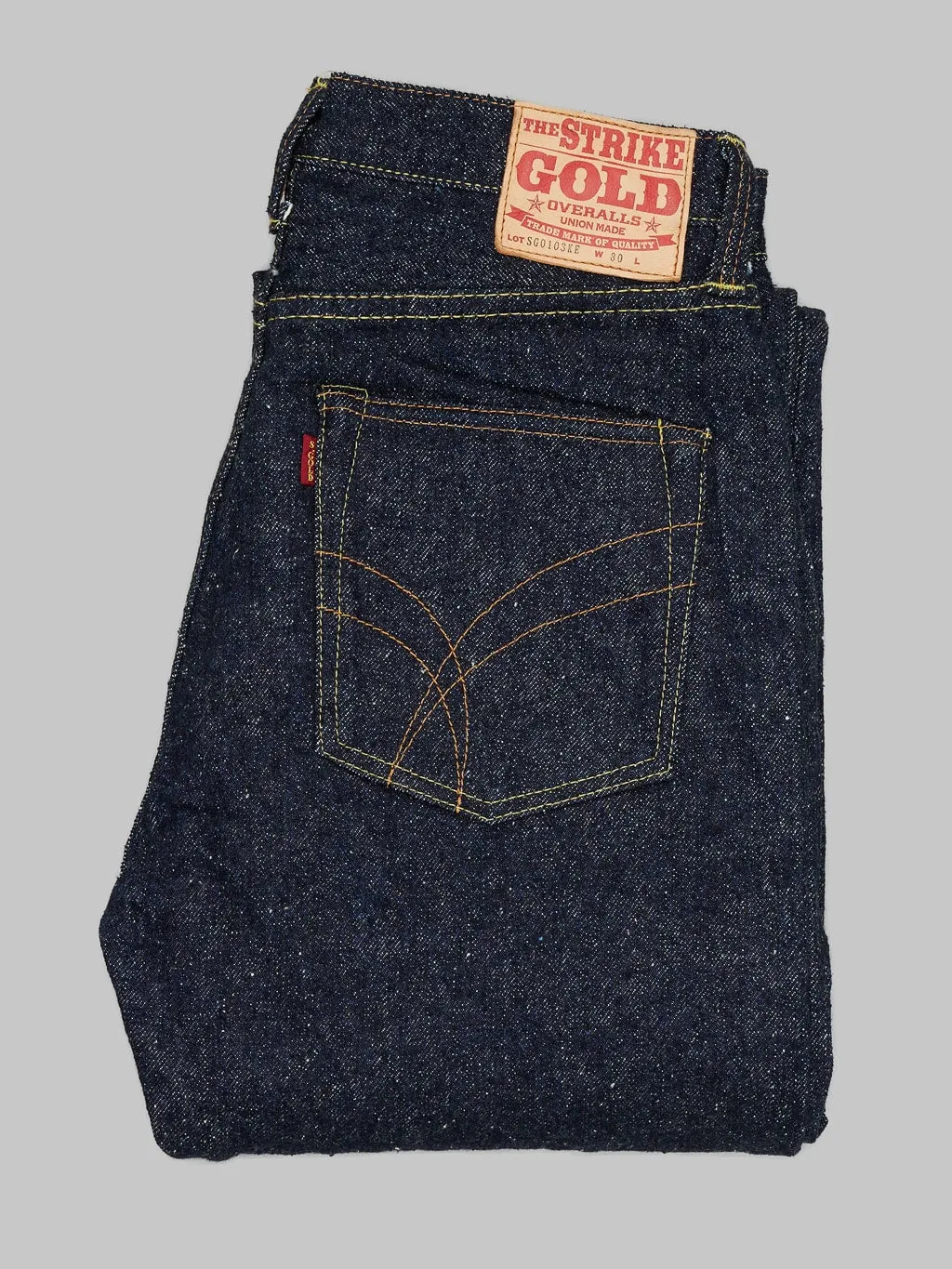 The Strike Gold 0103KE Keep Earth Natural Indigo Regular Straight Jeans
