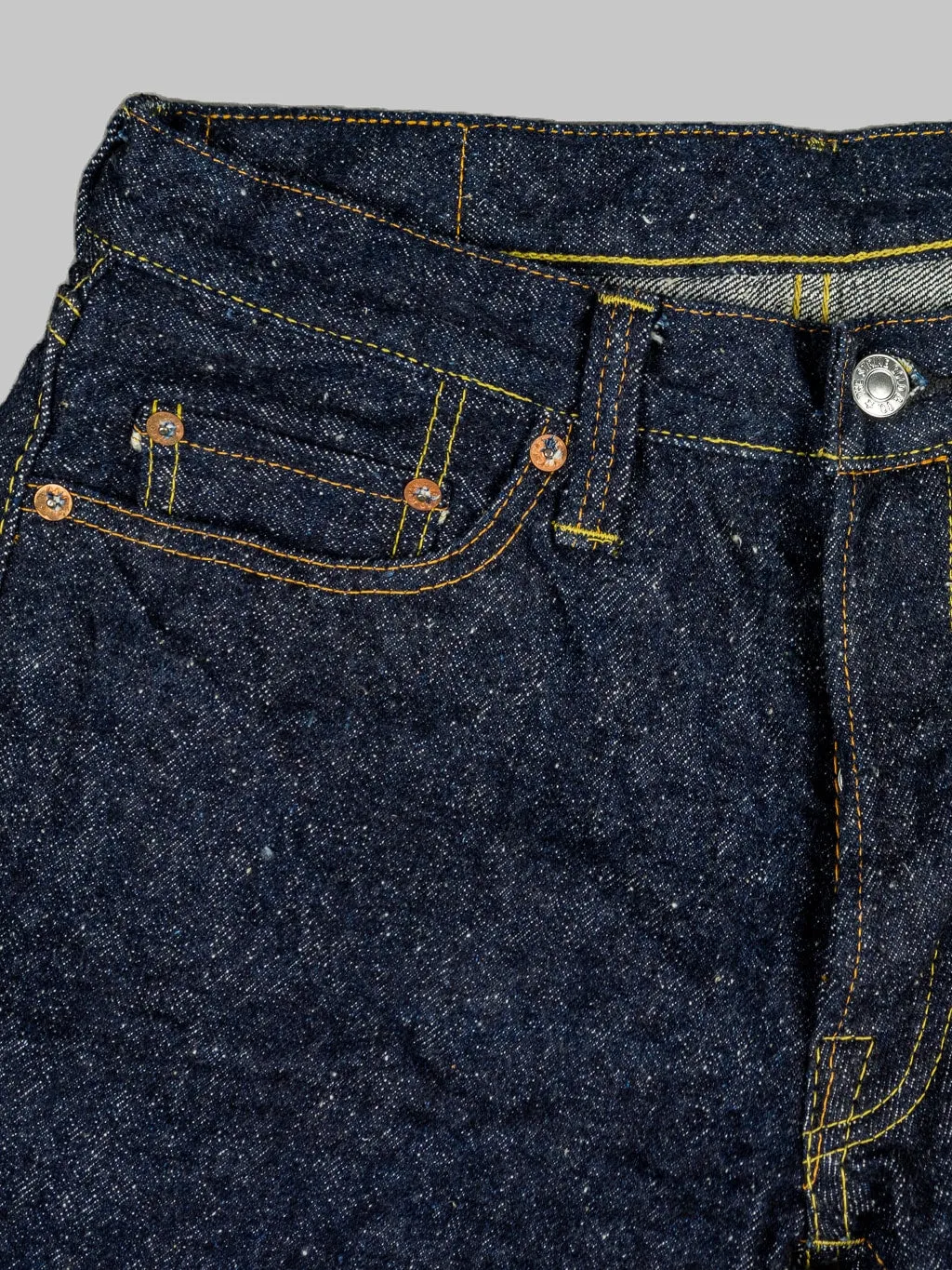 The Strike Gold 0103KE Keep Earth Natural Indigo Regular Straight Jeans
