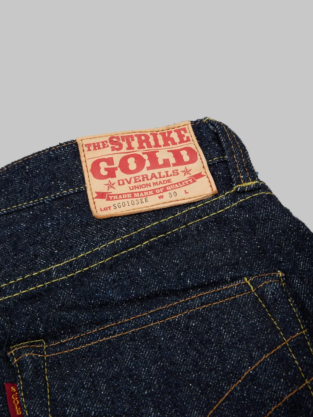 The Strike Gold 0103KE Keep Earth Natural Indigo Regular Straight Jeans