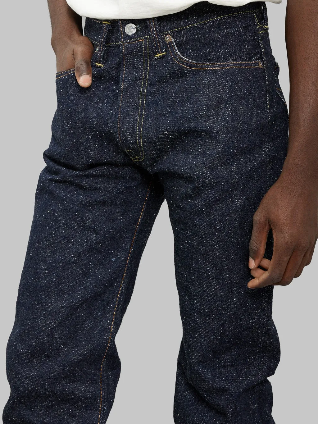 The Strike Gold 0103KE Keep Earth Natural Indigo Regular Straight Jeans