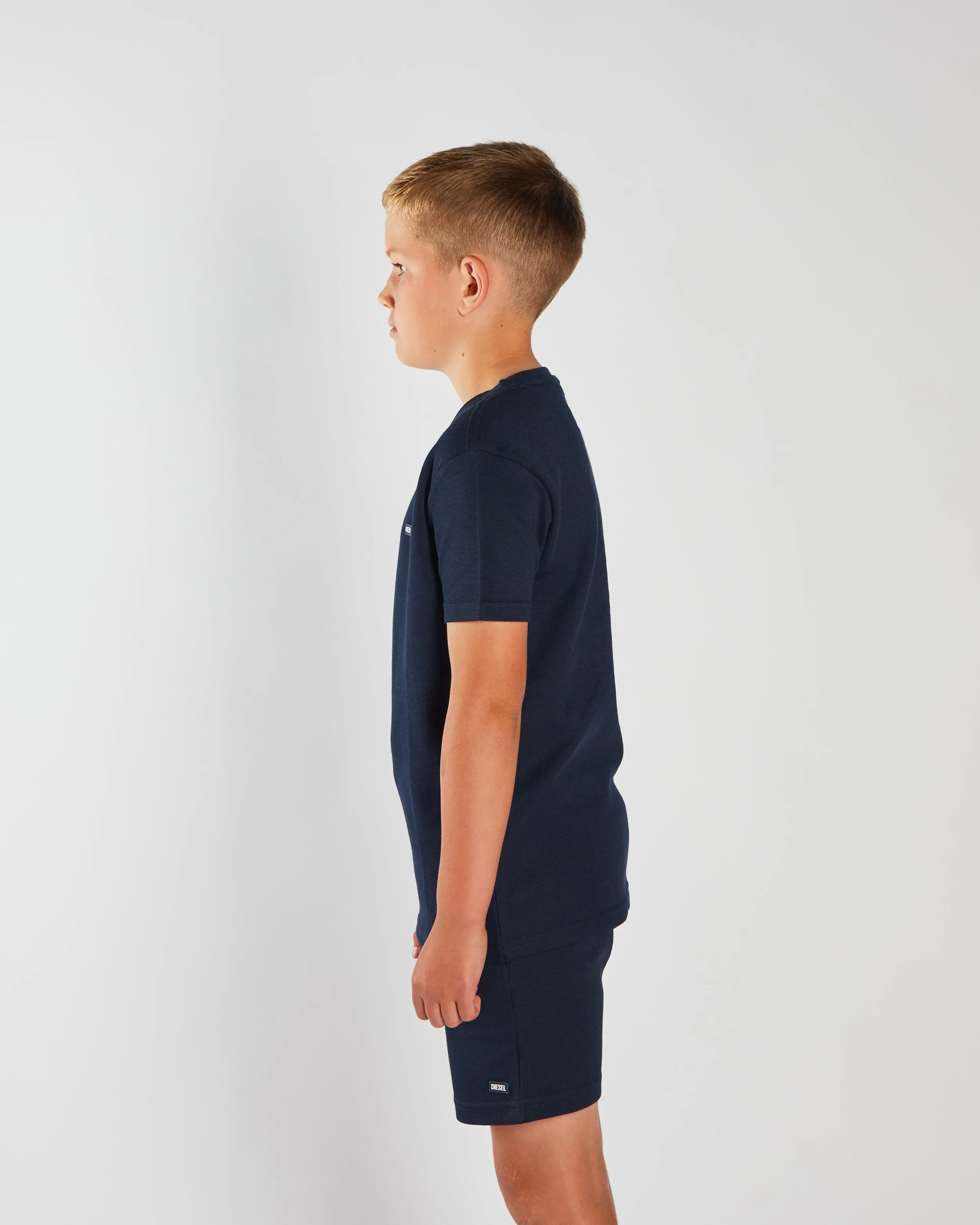 Toby Textured Tee Navy