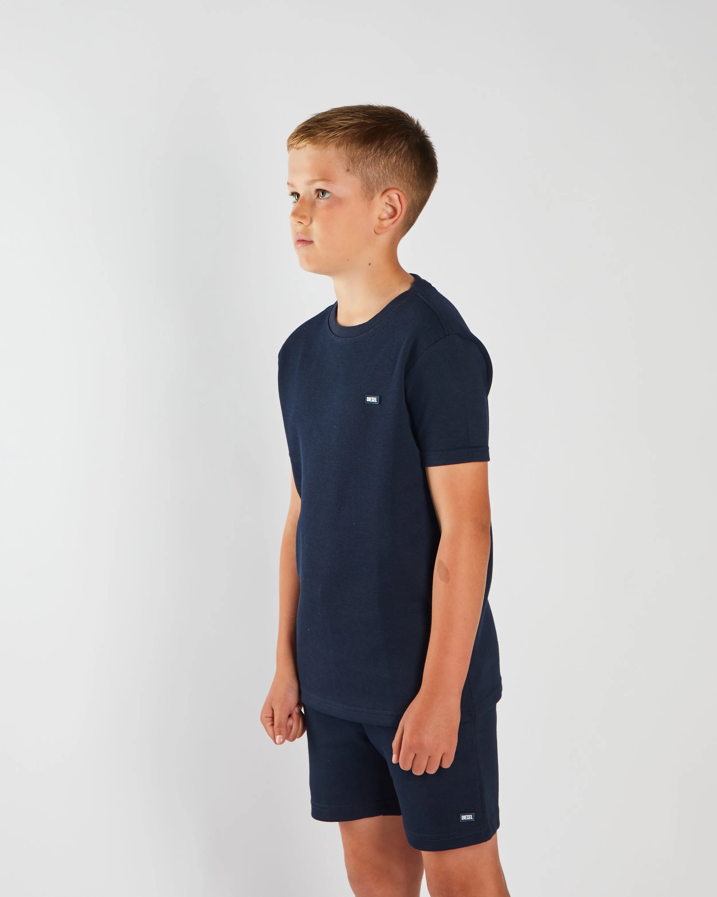 Toby Textured Tee Navy