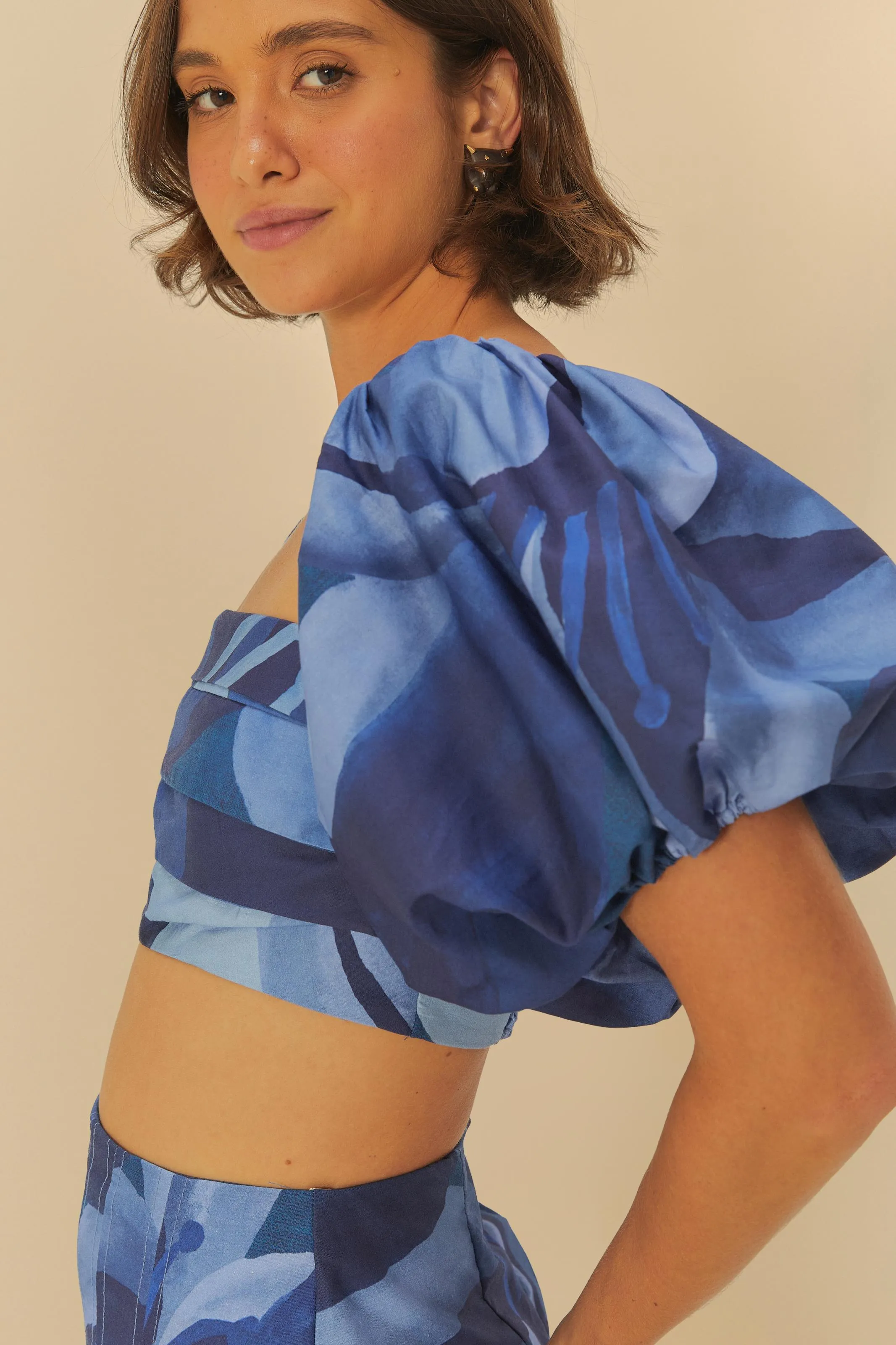 Top Aquarela Floral