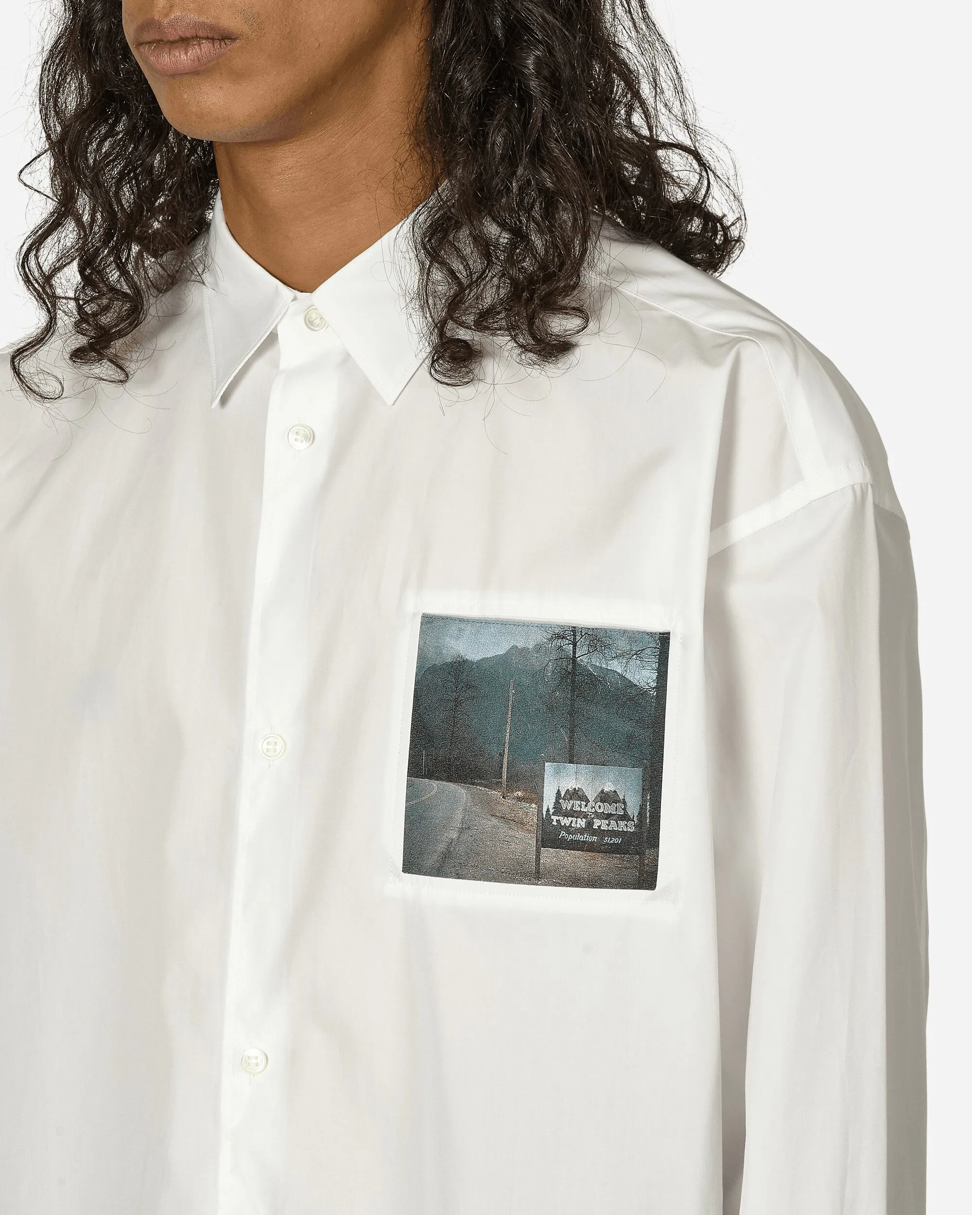 Twin Peaks Typewriter Shirt White