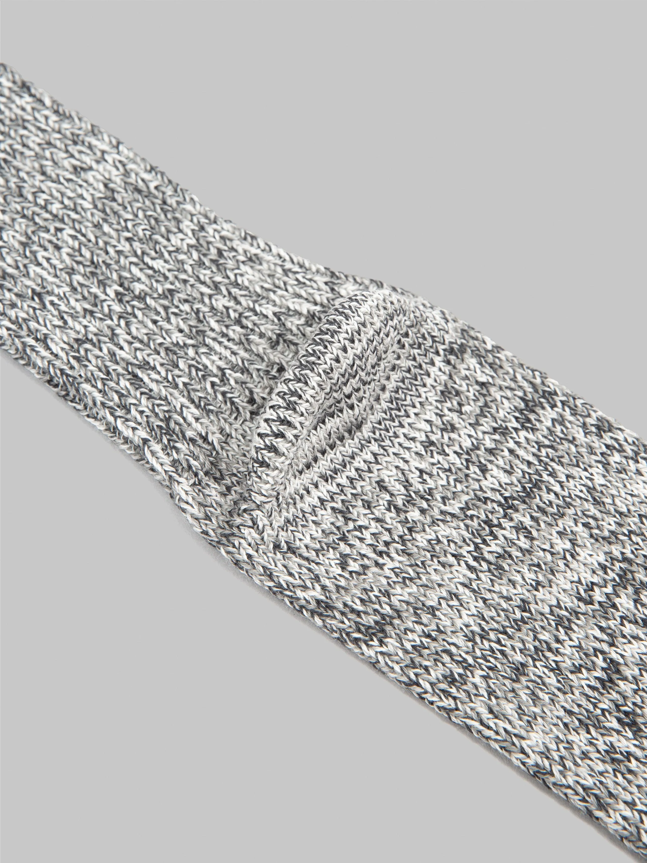 UES Melange Crew Length Socks Heather Grey
