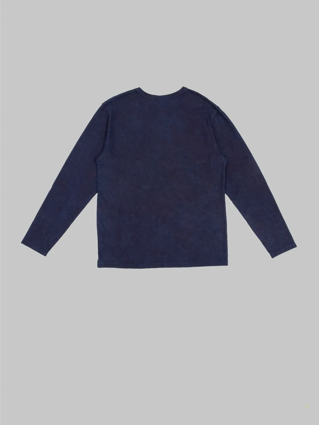 UES No.8 Slub Nep Long Sleeve T-Shirt Indigo