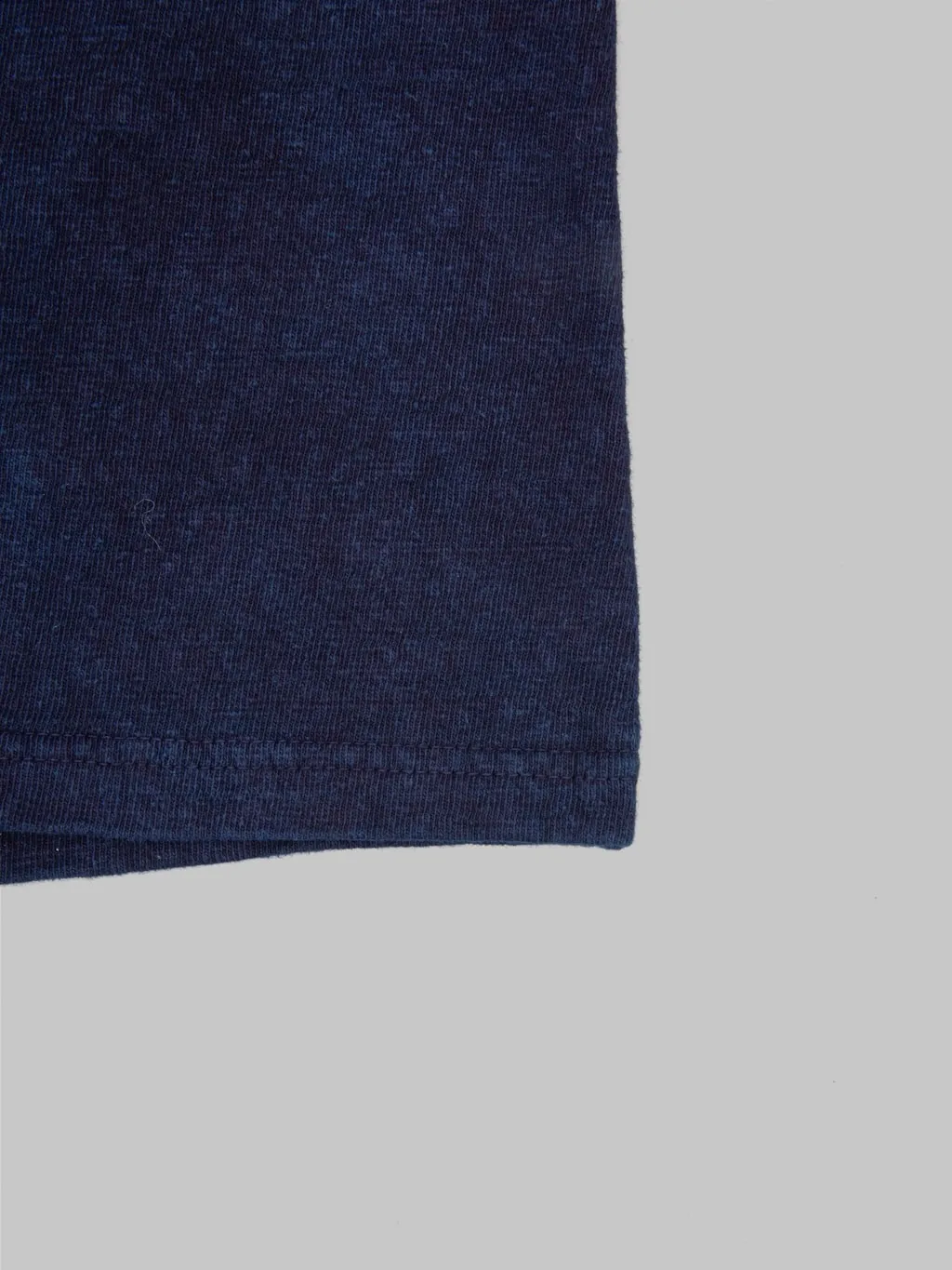 UES No.8 Slub Nep Long Sleeve T-Shirt Indigo