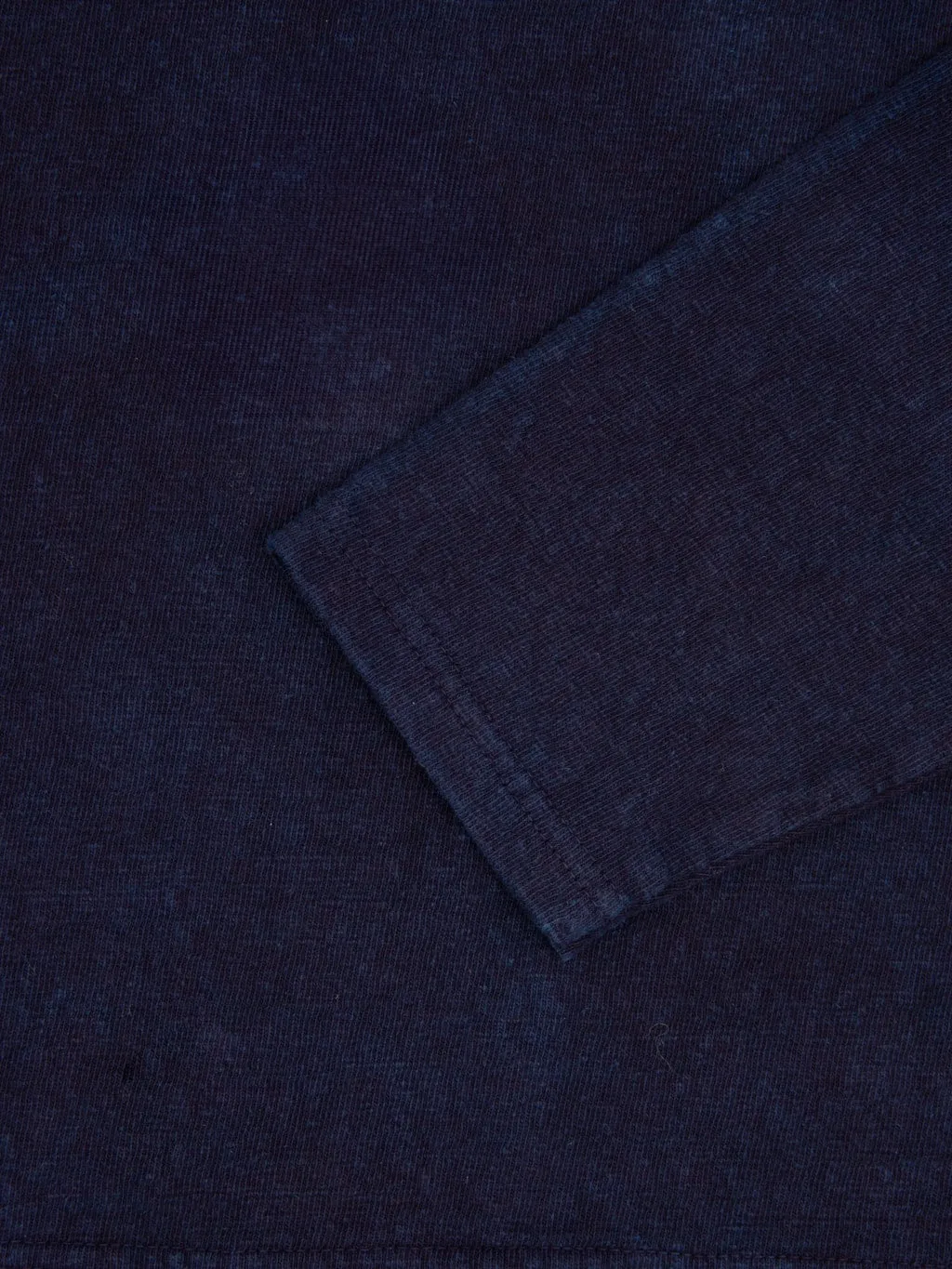 UES No.8 Slub Nep Long Sleeve T-Shirt Indigo
