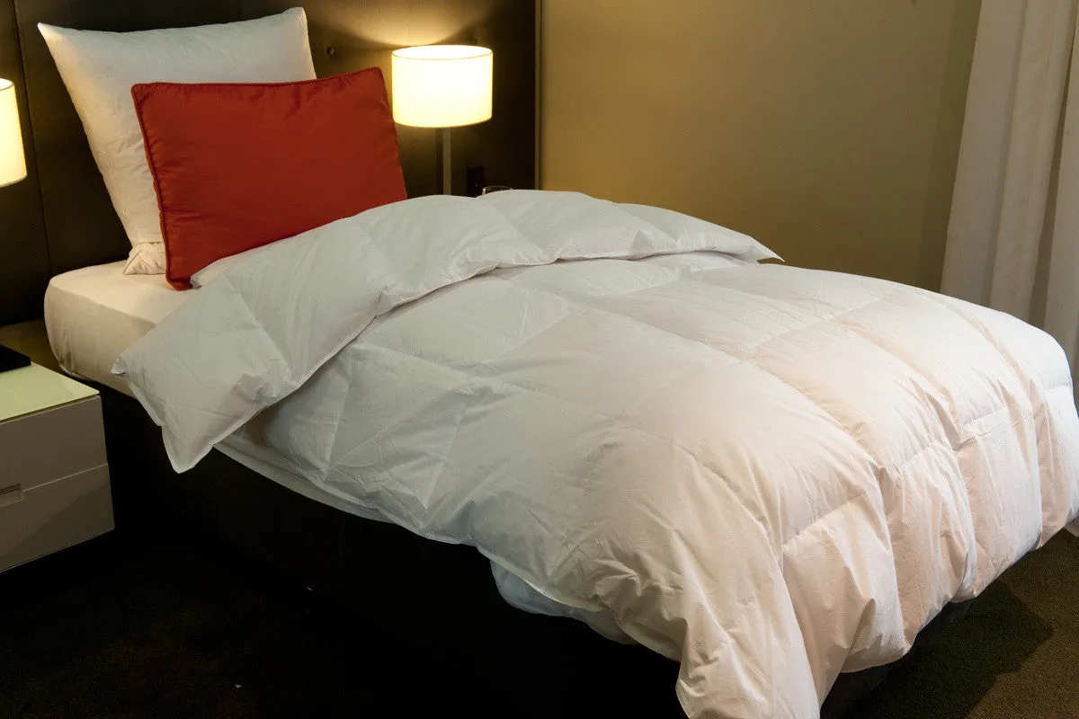 Ultra Light Baffle Boxed Single Bed Size Quilt 100% Icelandic Eiderdown 1 Blanket Warmth