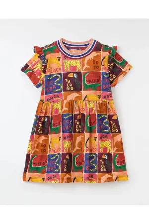 Vestido Malha Animalia