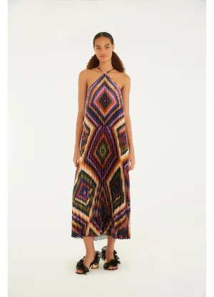 Vestido Plissado Pretti