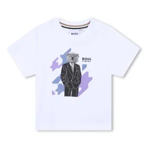 White Bear Graphic Cotton T-Shirt
