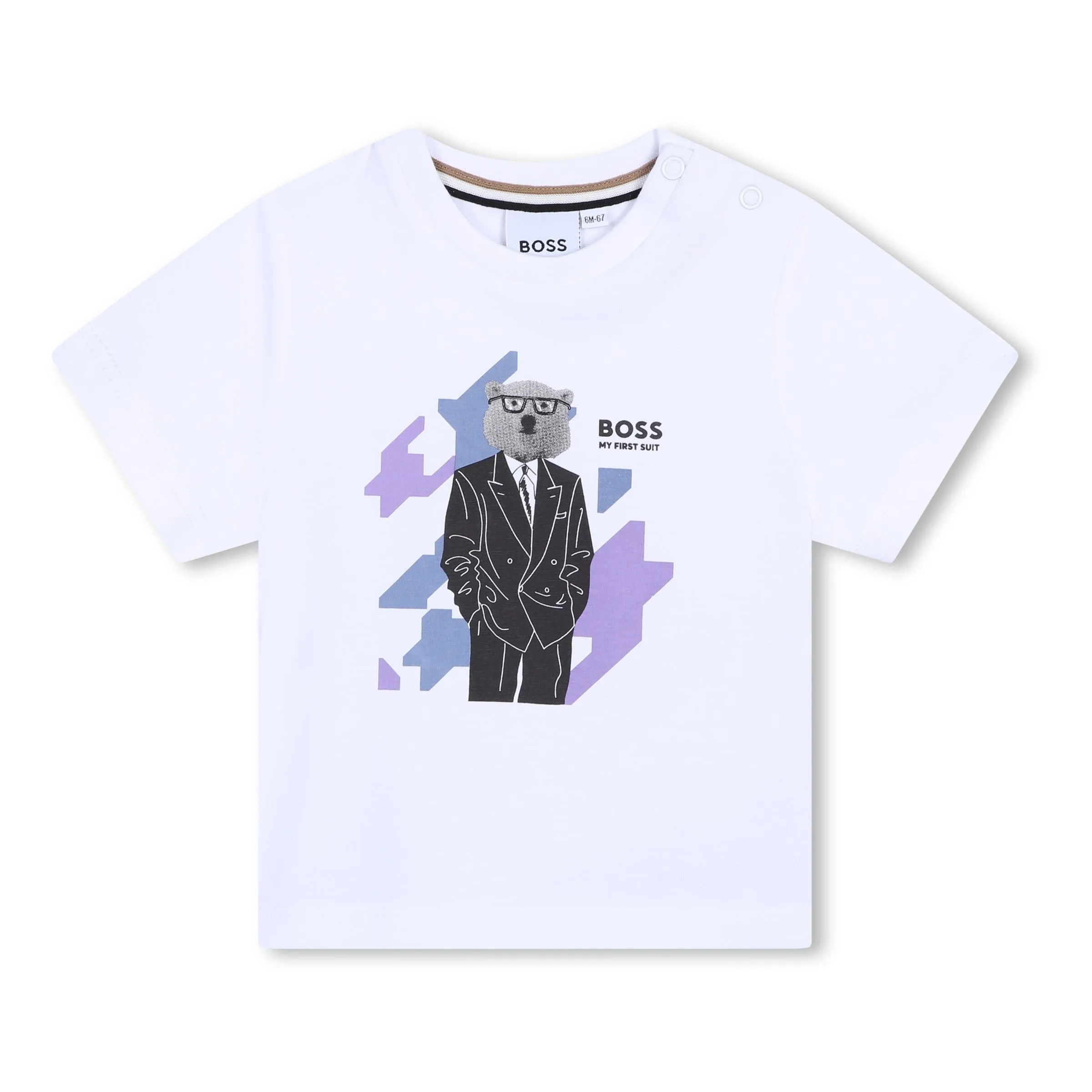 White Bear Graphic Cotton T-Shirt