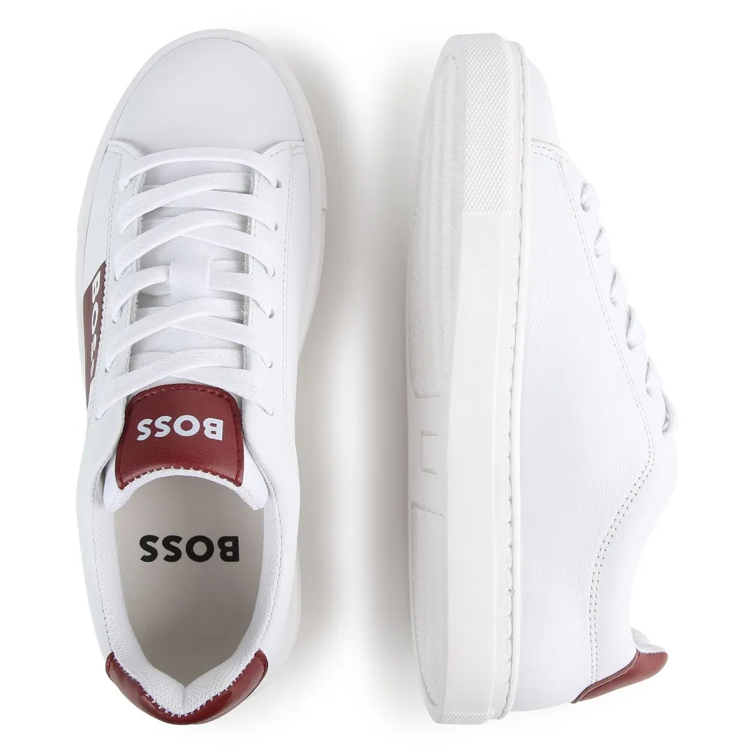 White Logo Sneakers
