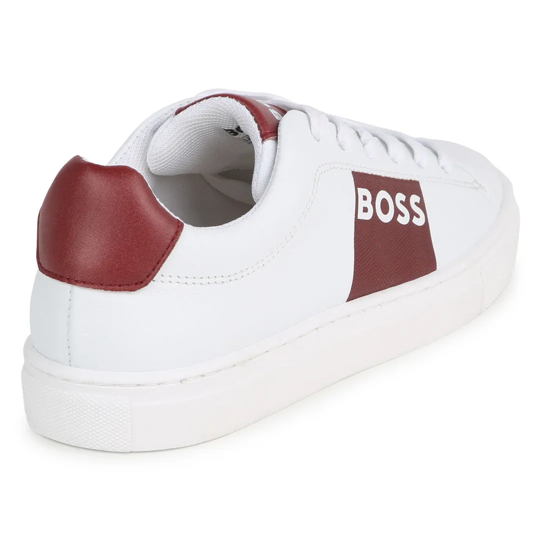 White Logo Sneakers
