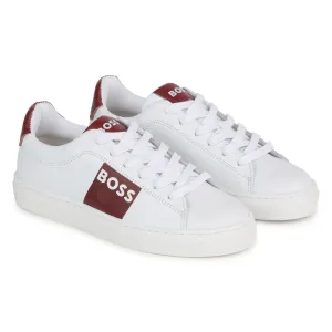 White Logo Sneakers