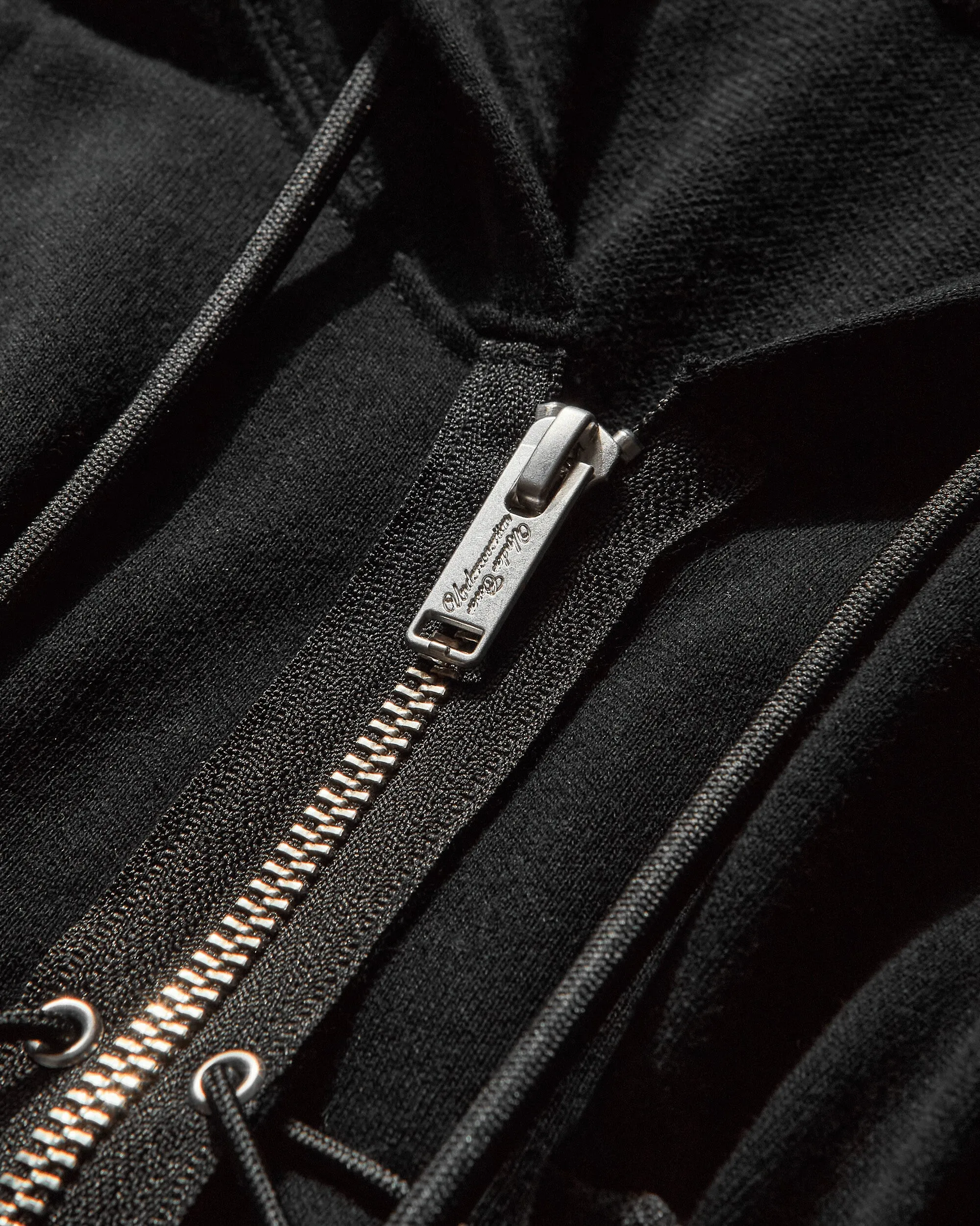 Women's Corset Zip Hoodie Black