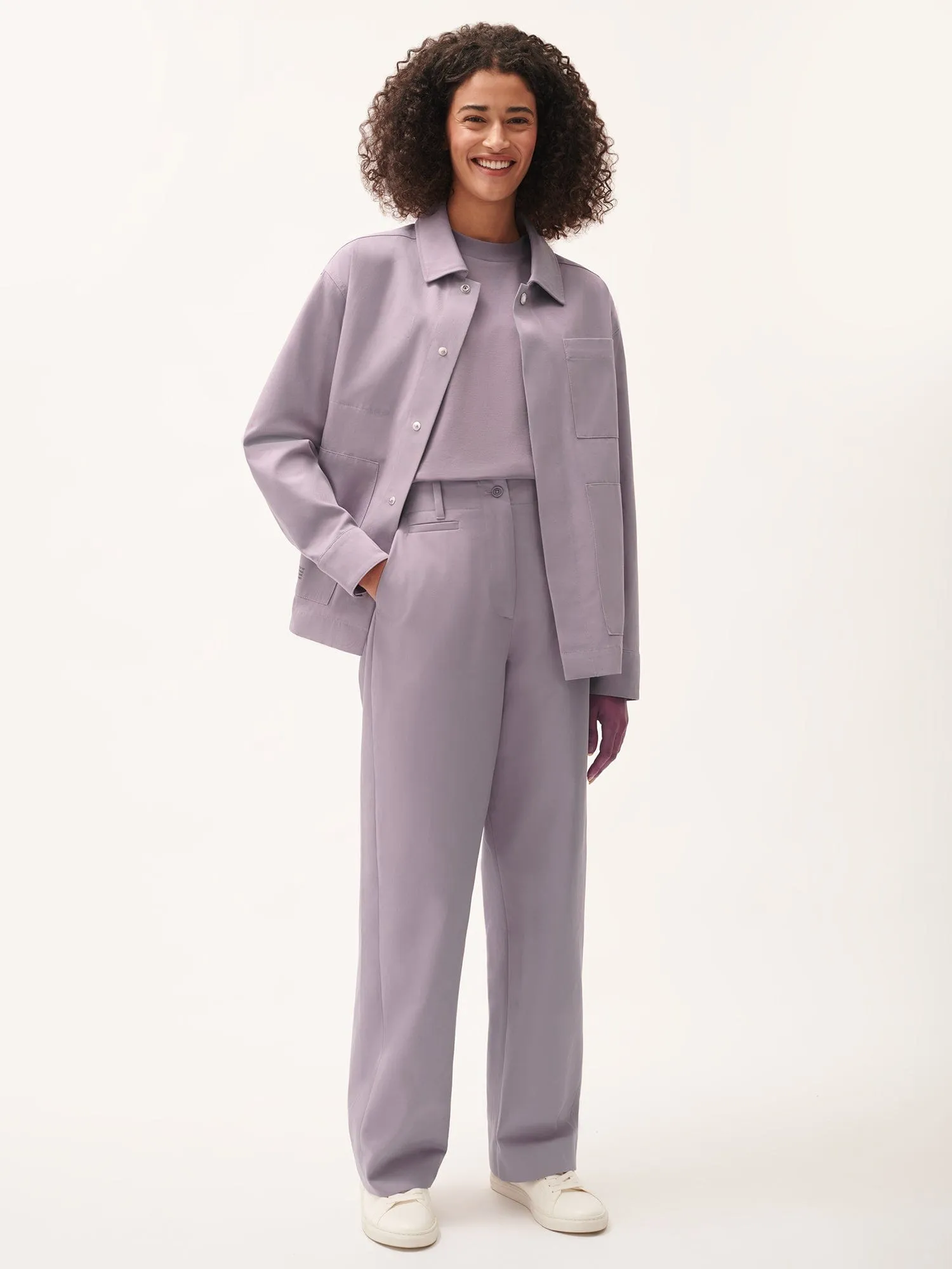 Womens DNA Utility Trousers—raisin purple