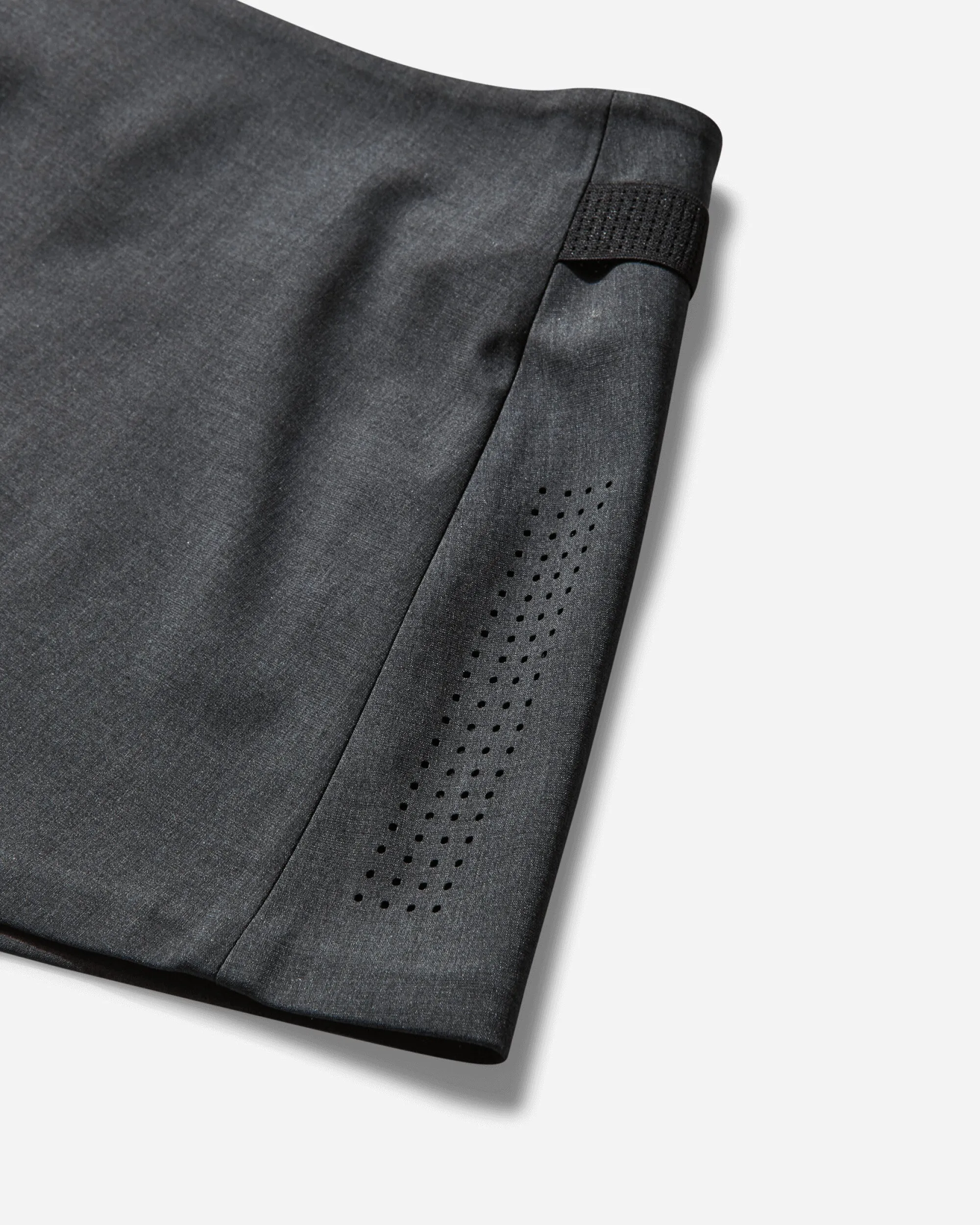 Women's Pleated Wrap Skirt Dark Grey