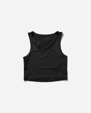 Women's Studio Cut-Out Crop Top Black