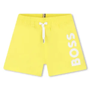 Yellow Logo Swim Shorts